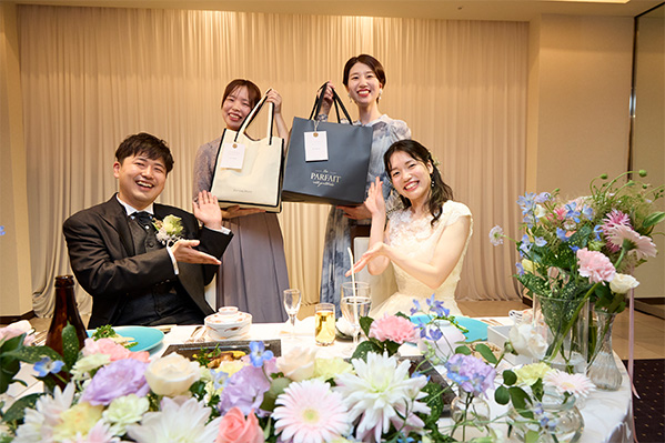 Mさまご夫妻 当日の様子 1枚目